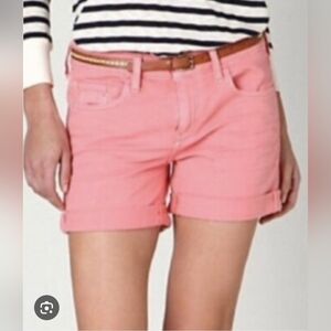 Anthropologie Pilcro Women's Hyphen Chino Shorts Boho Classic Stretch Pink 29